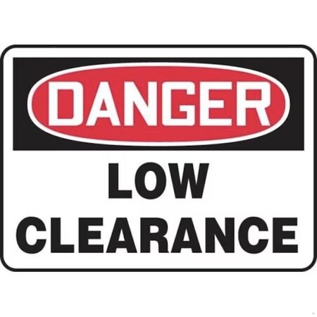 Accuform OSHA DANGER SAFETY SIGN LOW MECR004XT MECR004XT